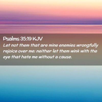 Psalms 35:19 KJV Free Bible Images