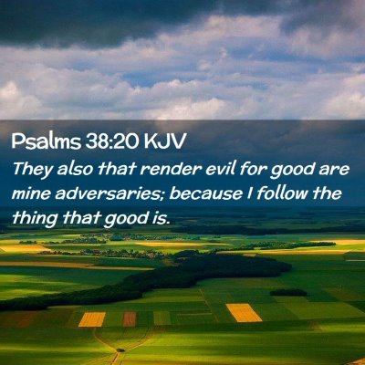 Psalms 38:20 KJV Free Bible Images