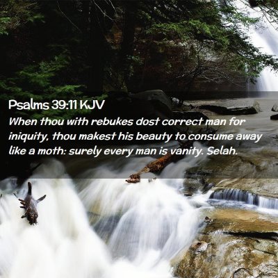 Psalms 39:11 KJV Free Bible Images