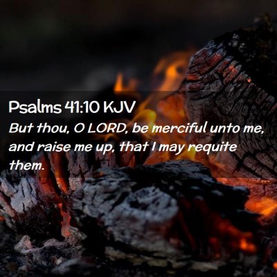 Psalms 41:10 KJV Free Bible Images