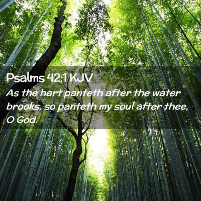 Psalms 42:1 KJV Free Bible Images