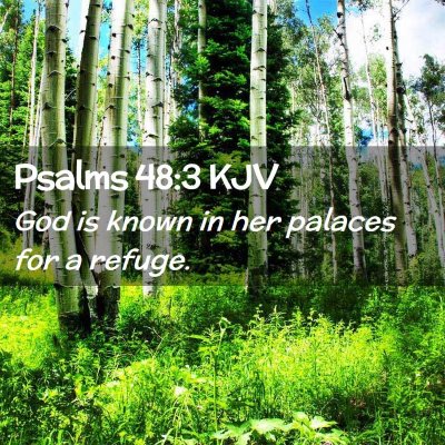 Psalms 48:3 KJV Free Bible Images