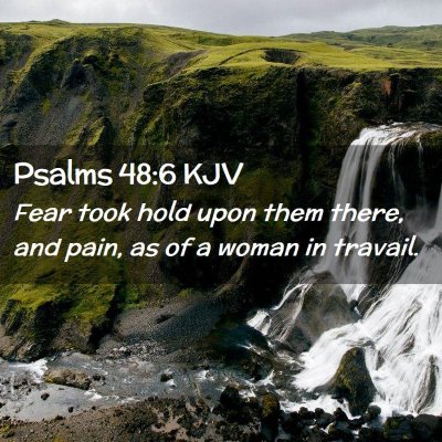 Psalms 48:6 KJV Free Bible Images