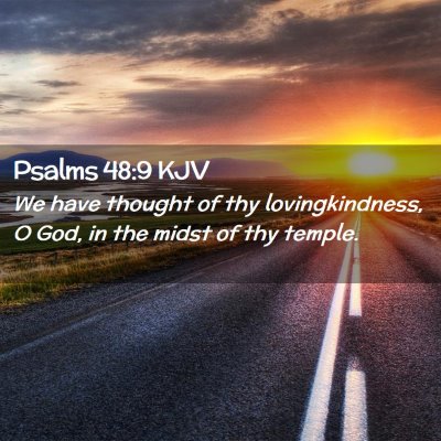 Psalms 48:9 KJV Free Bible Images