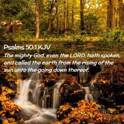 Psalms 50:1 KJV Free Bible Images