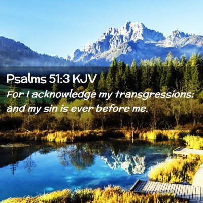 Psalms 51:3 KJV Free Bible Images