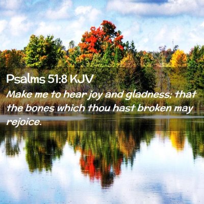 Psalms 51:8 KJV Free Bible Images