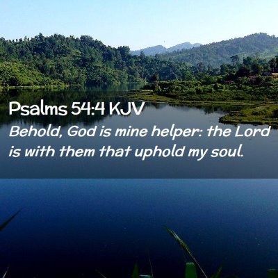 Psalms 54:4 KJV Free Bible Images