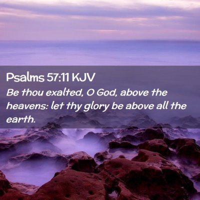 Psalms 57:11 KJV Free Bible Images