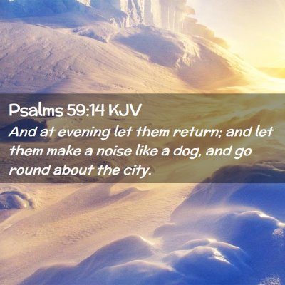 Psalms 59:14 KJV Free Bible Images