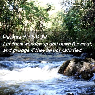 Psalms 59:15 KJV Free Bible Images