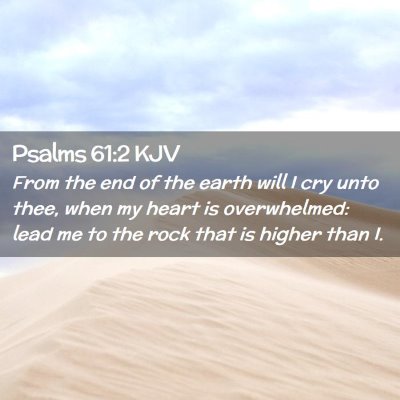 Psalms 61:2 KJV Free Bible Images