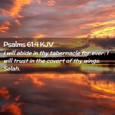 Psalms 61:4 KJV Free Bible Images