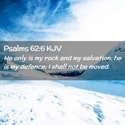 Psalms 62:6 KJV Free Bible Images