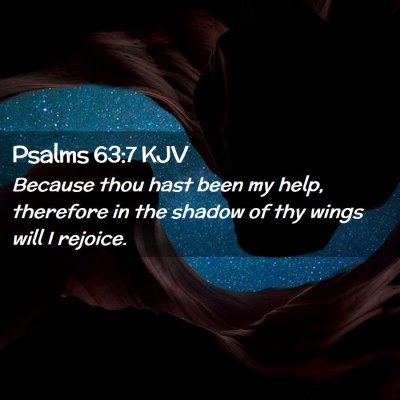 Psalms 63:7 KJV Free Bible Images