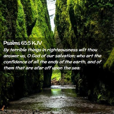 Psalms 65:5 KJV Free Bible Images