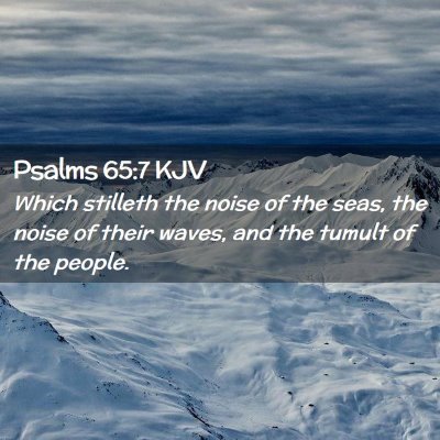 Psalms 65:7 KJV Free Bible Images