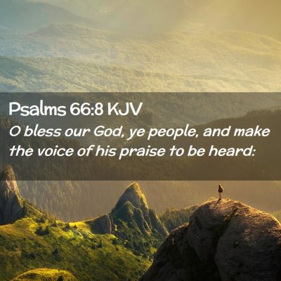 Psalms 66:8 KJV Free Bible Images