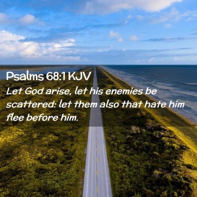 Psalms 68:1 KJV Free Bible Images