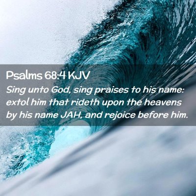 Psalms 68:4 KJV Free Bible Images