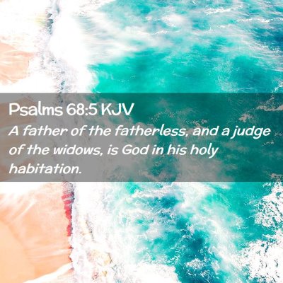 Psalms 68:5 KJV Free Bible Images