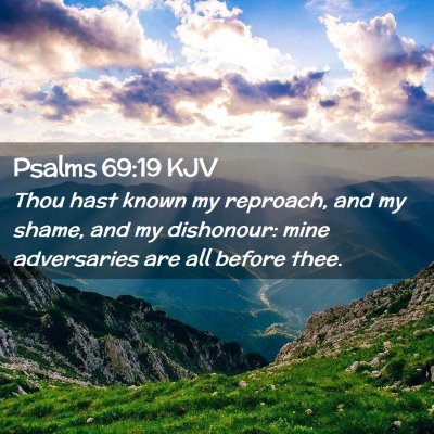 Psalms 69:19 KJV Free Bible Images