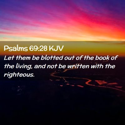 Psalms 69:28 KJV Free Bible Images