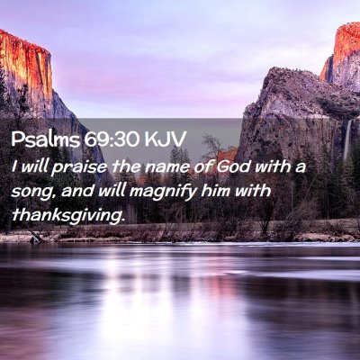 Psalms 69:30 KJV Free Bible Images