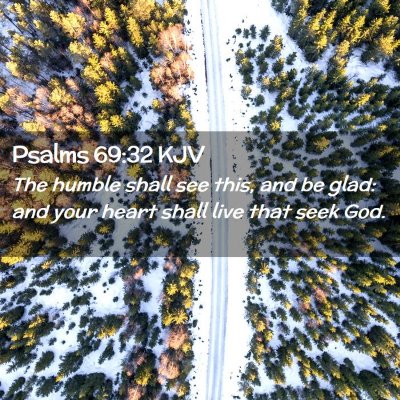 Psalms 69:32 KJV Free Bible Images