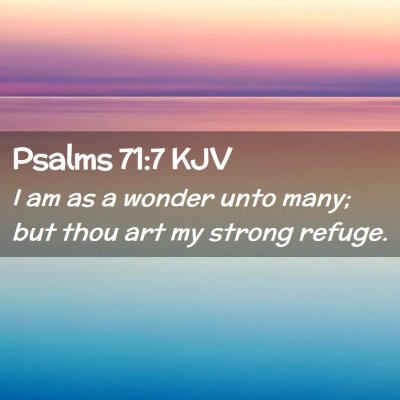 Psalms 71:7 KJV Free Bible Images