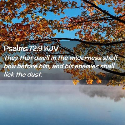 Psalms 72:9 KJV Free Bible Images