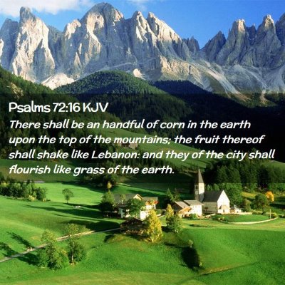 Psalms 72:16 KJV Free Bible Images