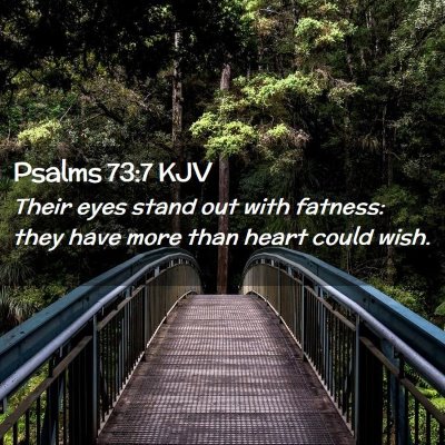 Psalms 73:7 KJV Free Bible Images