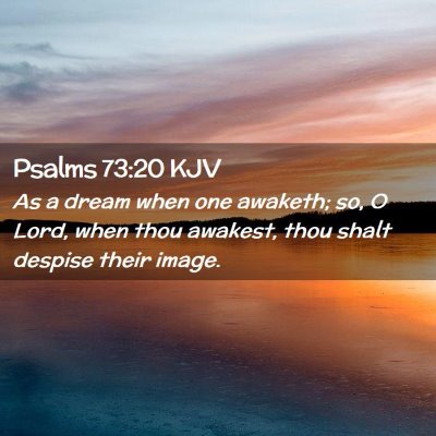 Psalms 73:20 KJV Free Bible Images