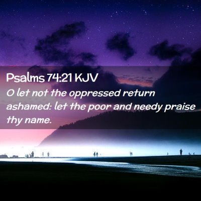 Psalms 74:21 KJV Free Bible Images