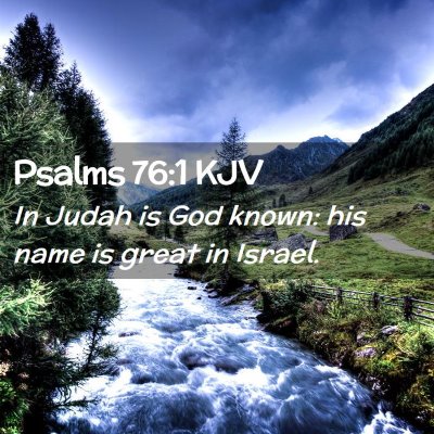 Psalms 76:1 KJV Free Bible Images