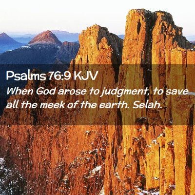 Psalms 76:9 KJV Free Bible Images