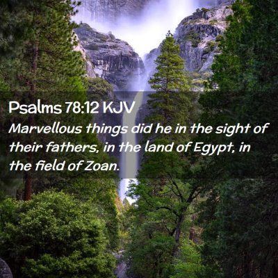 Psalms 78:12 KJV Free Bible Images