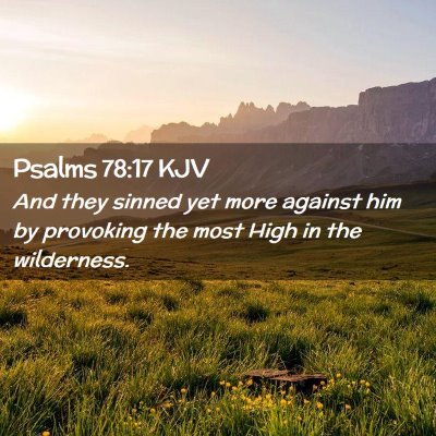 Psalms 78:17 KJV Free Bible Images