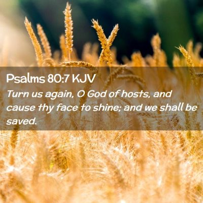 Psalms 80:7 KJV Free Bible Images