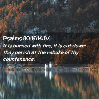 Psalms 80:16 KJV Free Bible Images