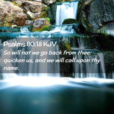 Psalms 80:18 KJV Free Bible Images