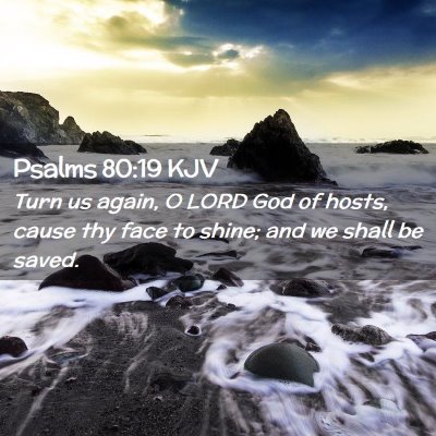 Psalms 80:19 KJV Free Bible Images