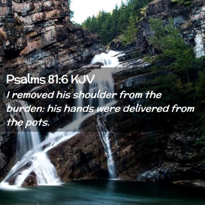 Psalms 81:6 KJV Free Bible Images