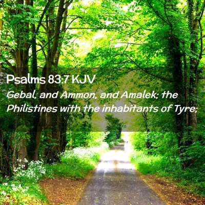 Psalms 83:7 KJV Free Bible Images