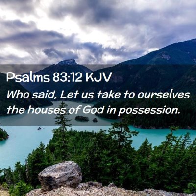 Psalms 83:12 KJV Free Bible Images