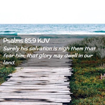 Psalms 85:9 KJV Free Bible Images