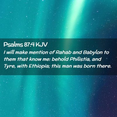 Psalms 87:4 KJV Free Bible Images