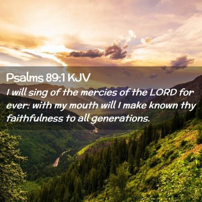 Psalms 89:1 KJV Free Bible Images