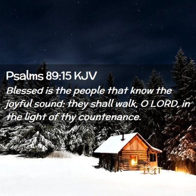 Psalms 89:15 KJV Free Bible Images